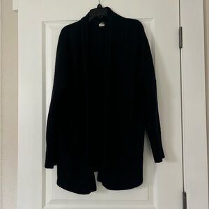 j. crew women’s black knit cardigan